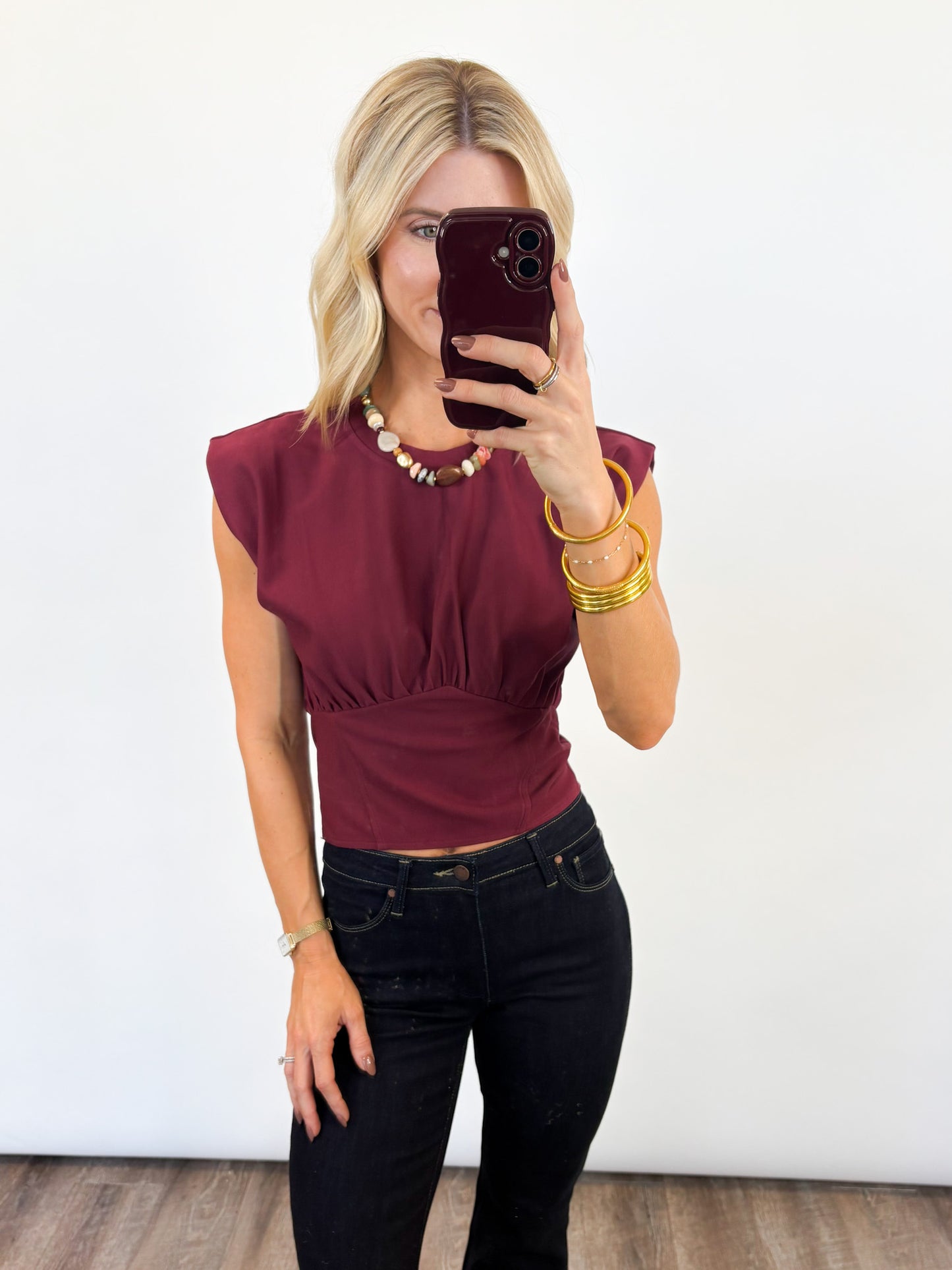 The Structured Statement Top - 2 COLORS