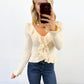 Ruffle Charm Cardigan