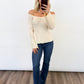 Ivory Twist Knit Top
