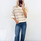 Striped Ease Knit Sweater