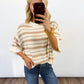 Striped Ease Knit Sweater