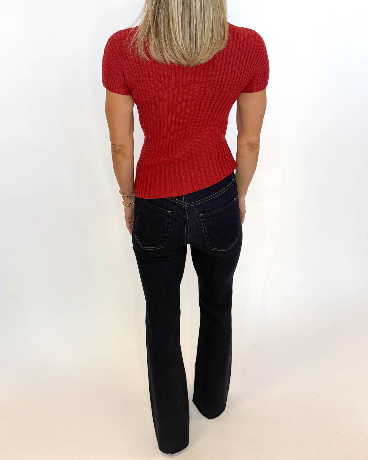 Ruby Ribbed Sweater Top