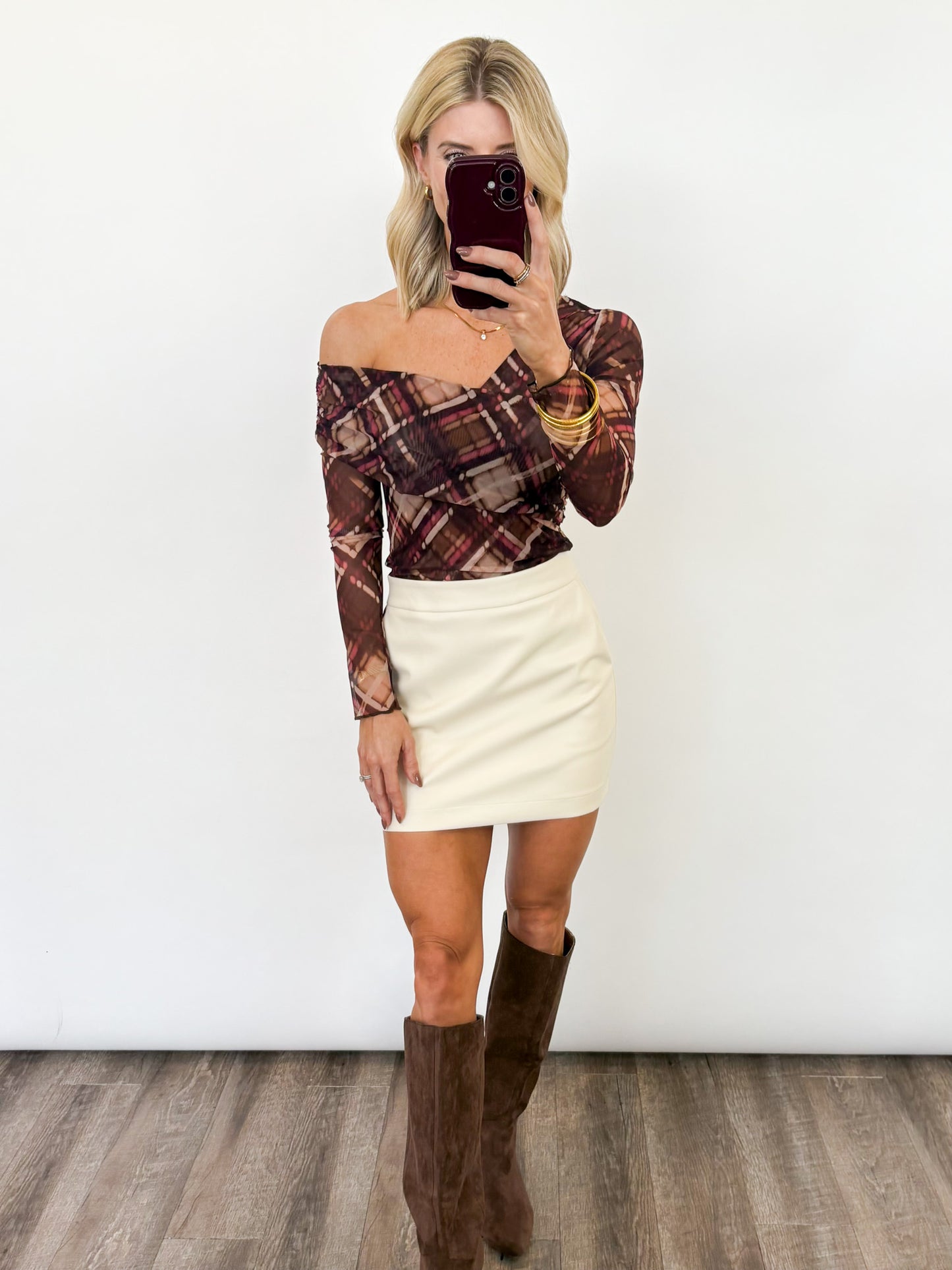 Midnight Mirage Mesh Top