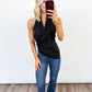The Eclipse Draped Halter Top