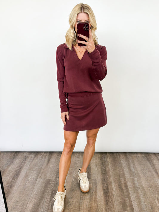 Bordeaux Chic Skort Set - 2 COLORS