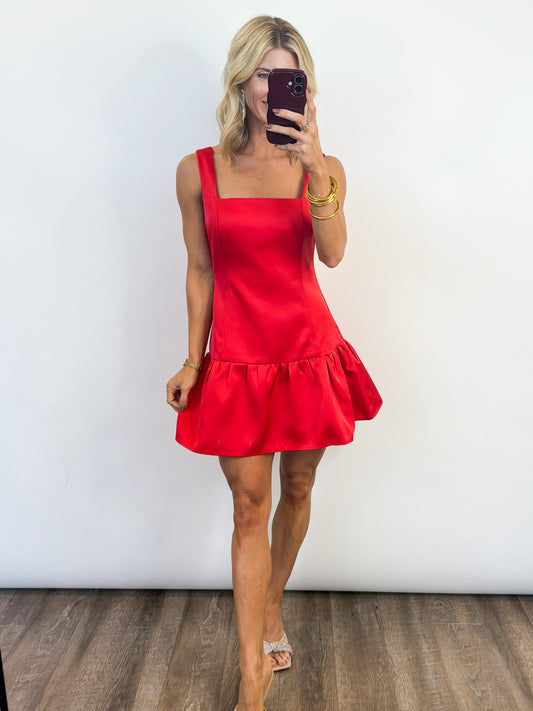 Merry Satin Mini Dress