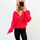 Cozy Charm Bow Sweater - 2 COLORS