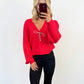 Cozy Charm Bow Sweater - 2 COLORS