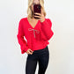 Cozy Charm Bow Sweater - 2 COLORS