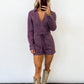 Plum Utility Denim Romper