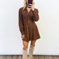 Aspen Faux Suede Dress
