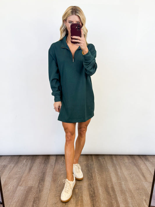 Weekend Half-Zip Dress
