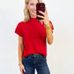 Candy Cane Knit Top - 2 Colors