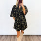 Midnight Meadow Button-Up Dress