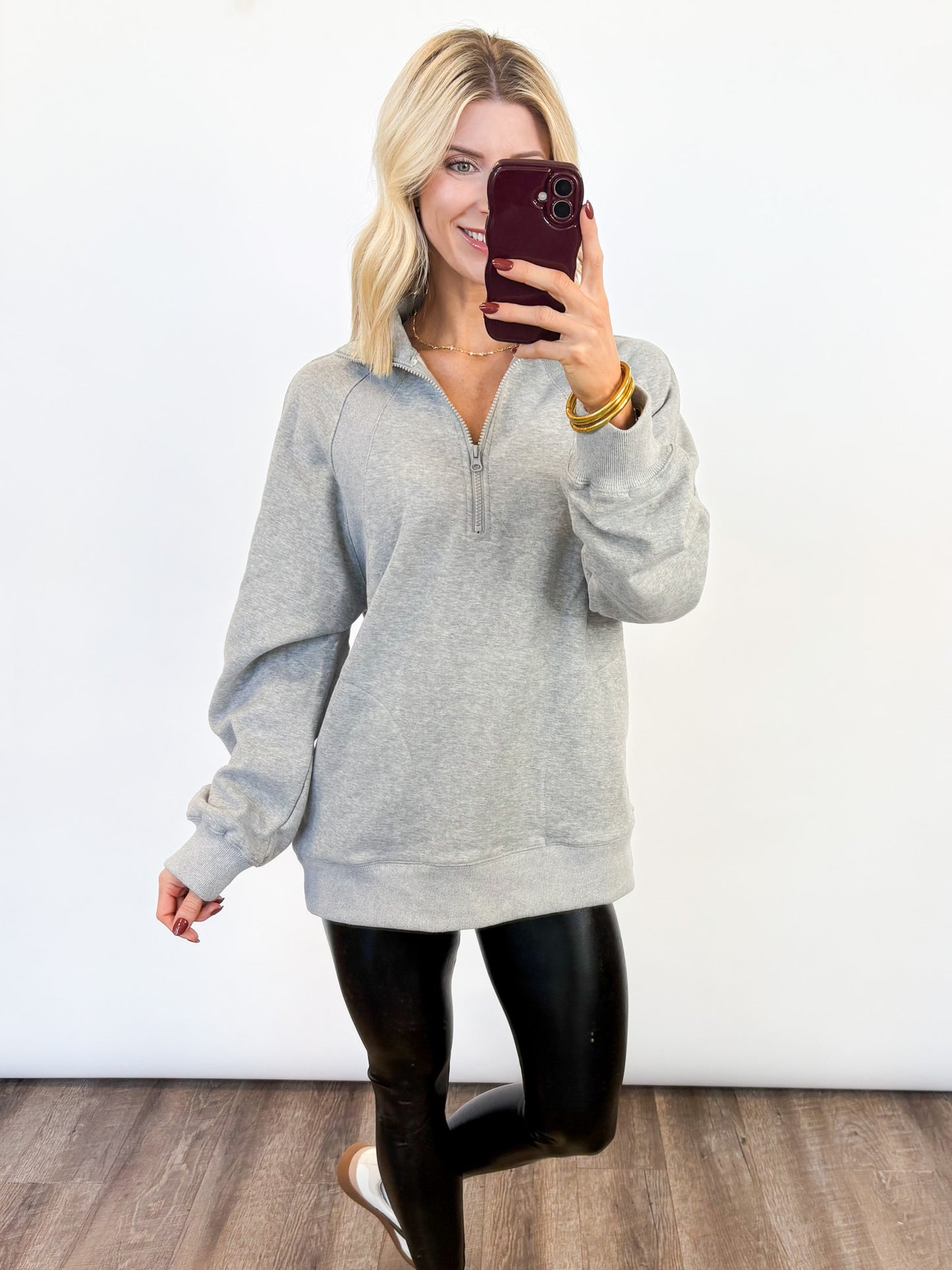 Zipper Pullover - 3 Colors