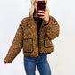 Wild Side Leopard Puffer Jacket