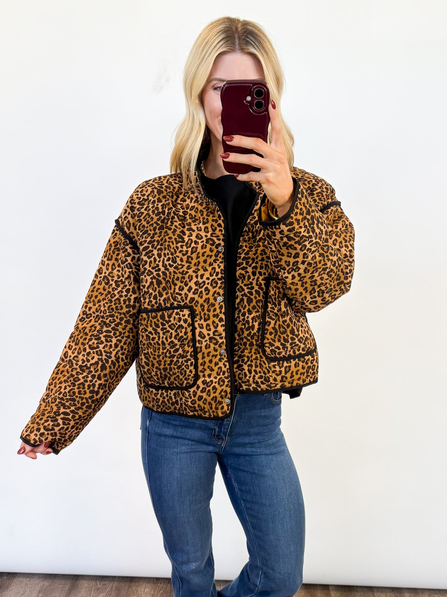 Wild Side Leopard Puffer Jacket