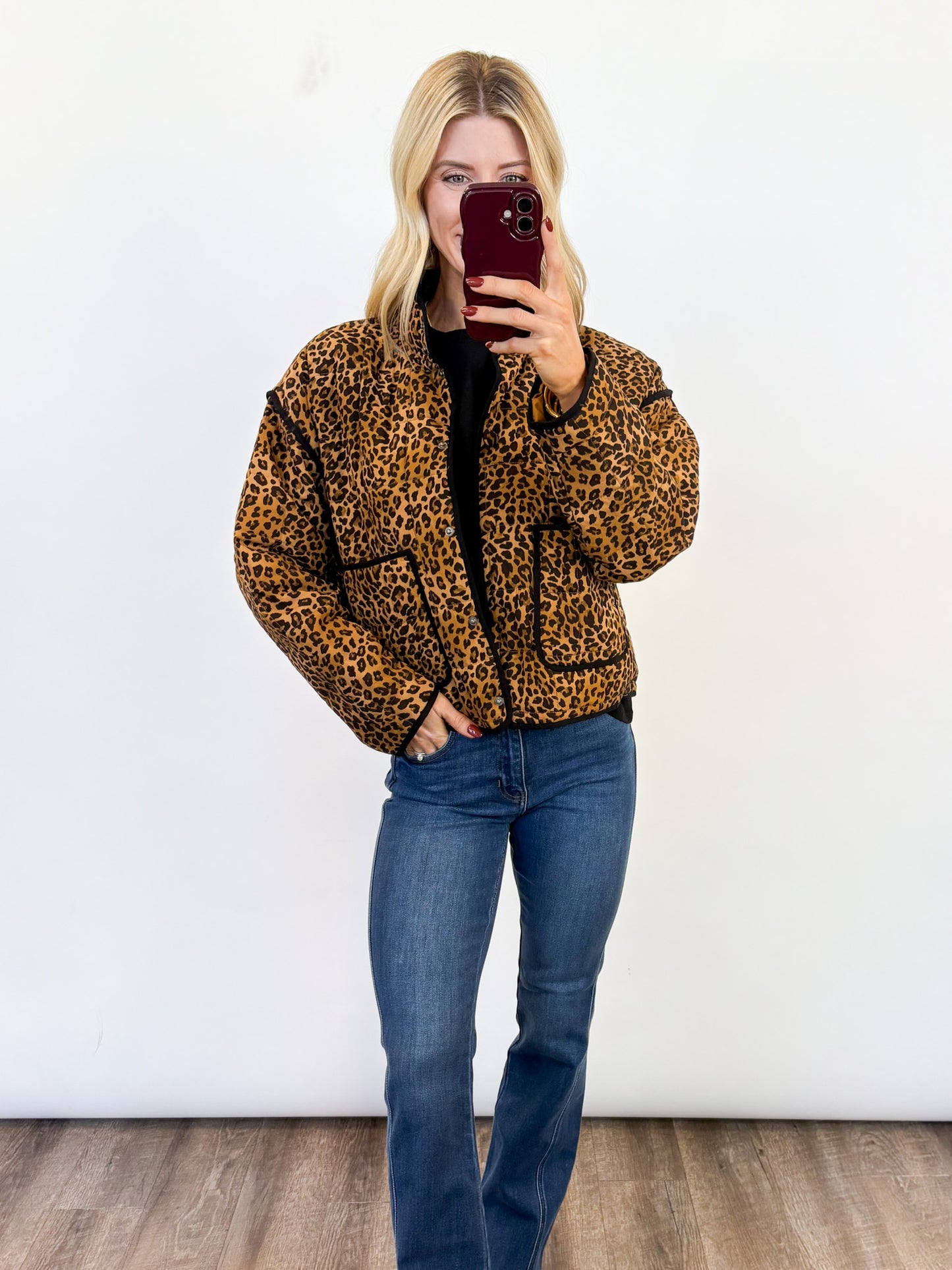 Wild Side Leopard Puffer Jacket