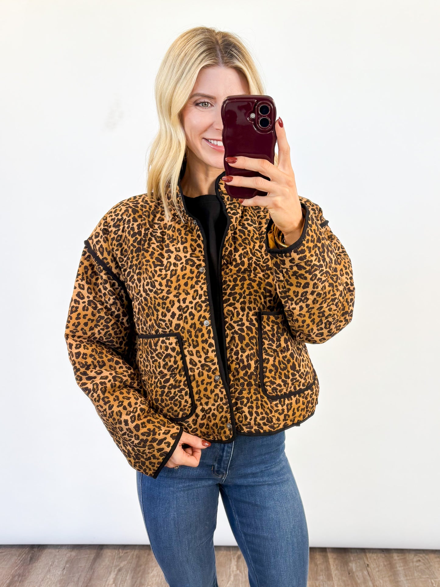 Wild Side Leopard Puffer Jacket