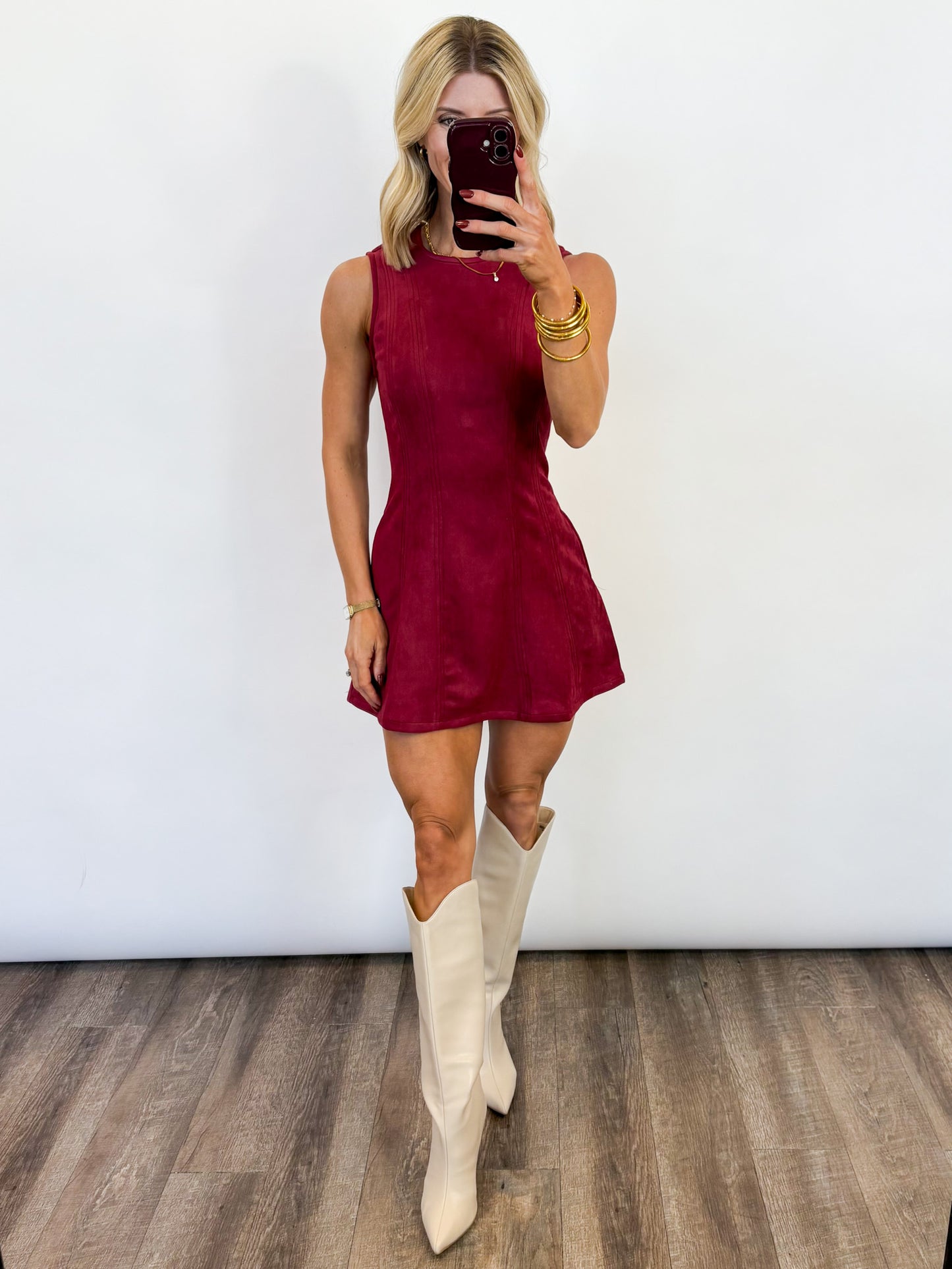 The Merry Merlot Dress