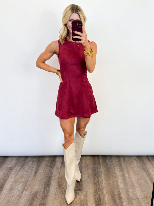 The Merry Merlot Dress