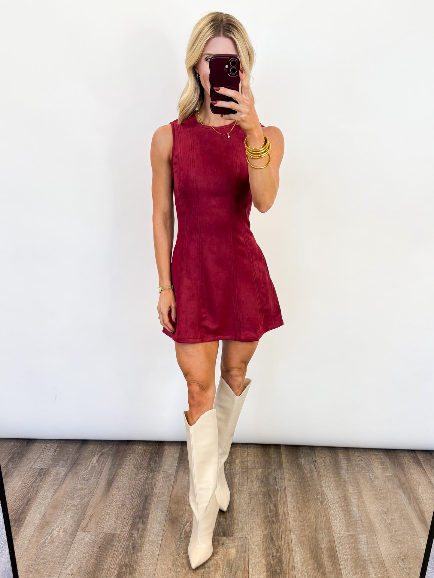The Merry Merlot Dress