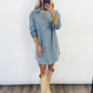 Easygoing Denim Dress - 2 COLORS