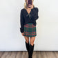 Mistletoe Plaid Skort - GREEN