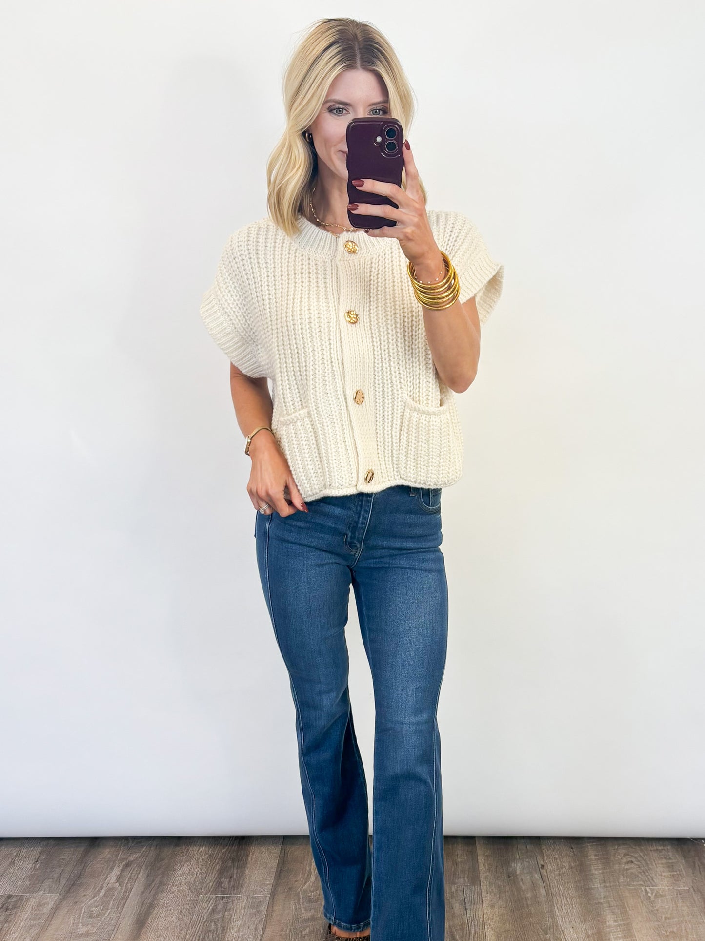 Cozy Charm Knit Sweater Vest