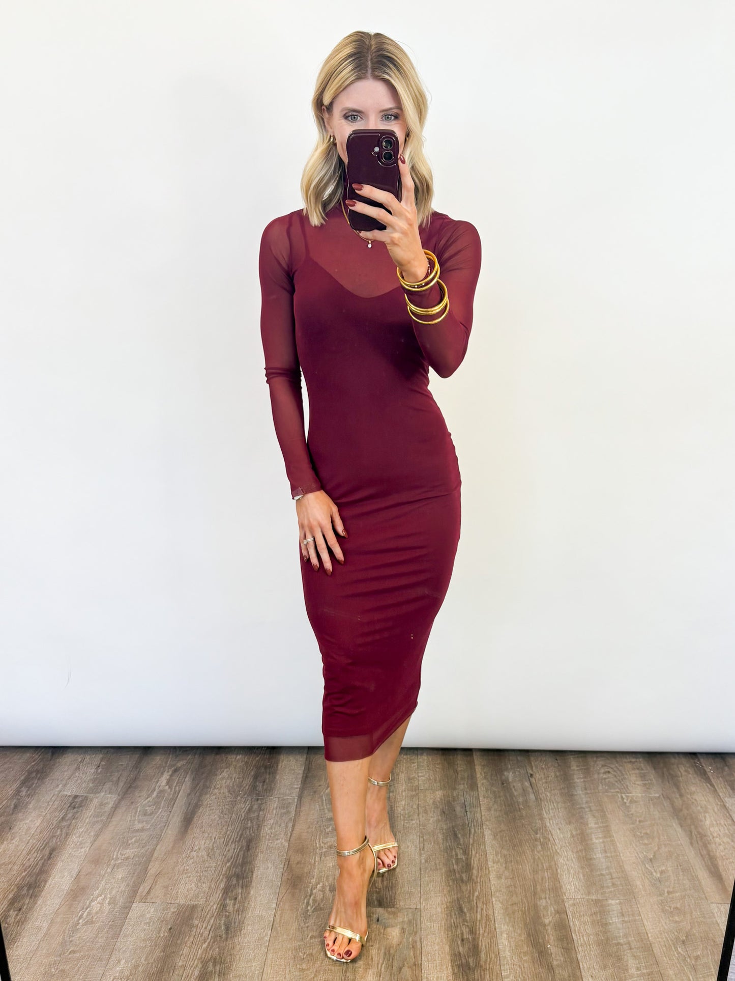 Shannon Dress - WINE