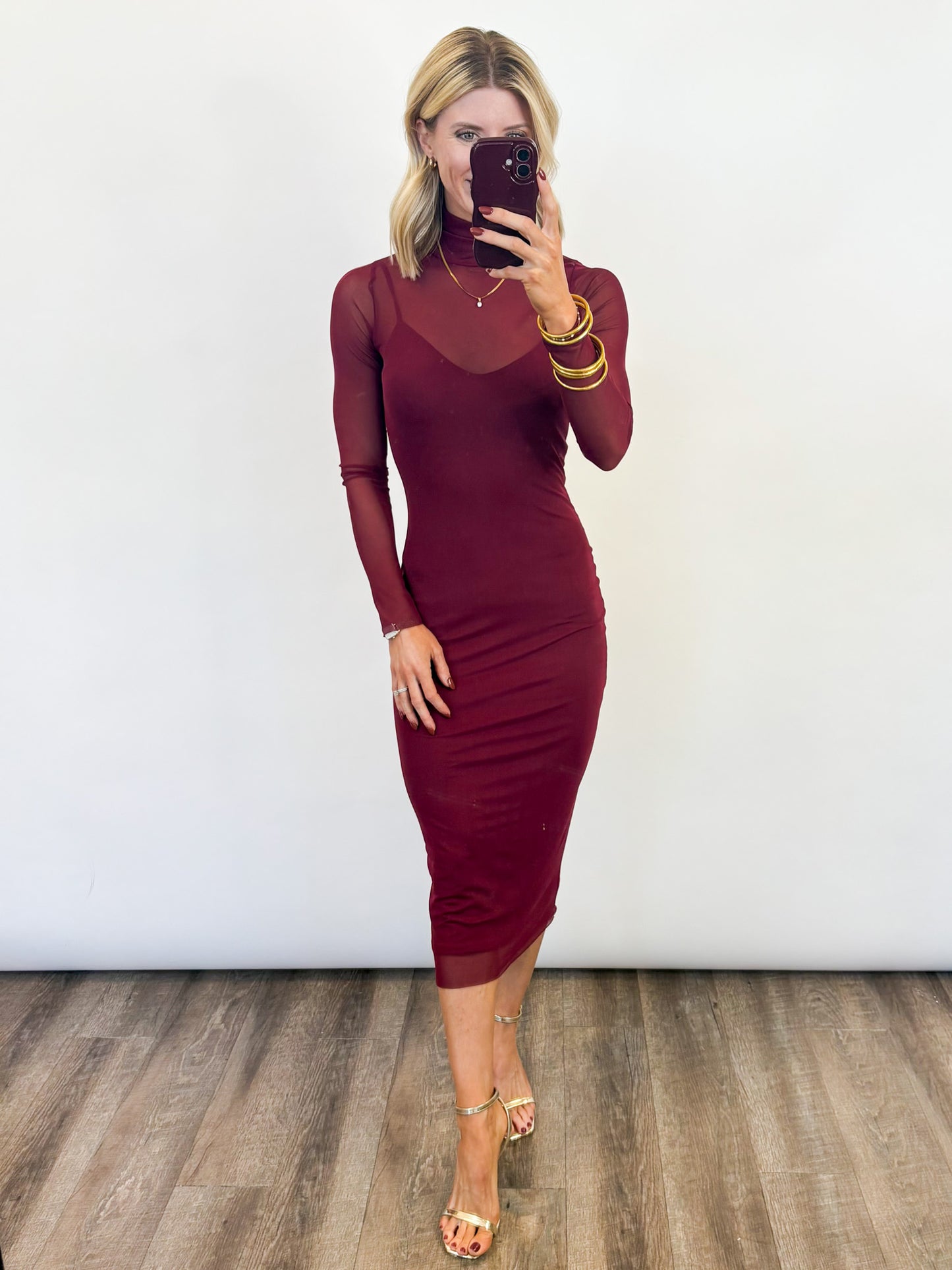 Shannon Dress - WINE