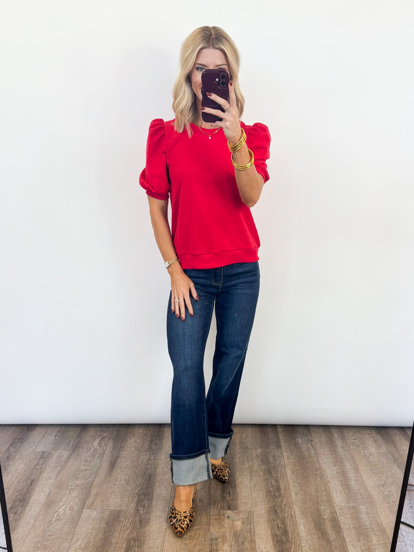 Holly Puff Sleeve Sweatshirt