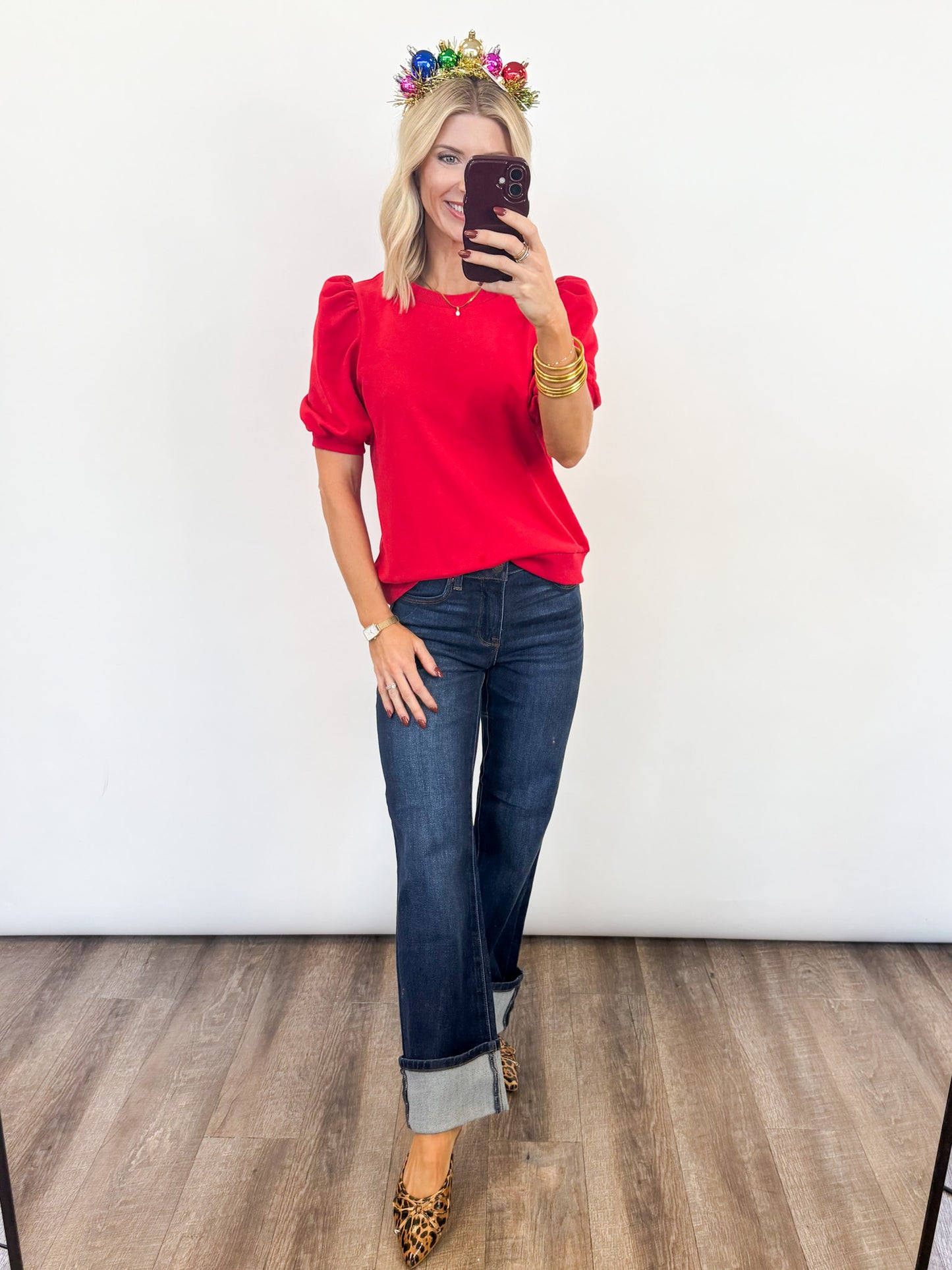 Holly Puff Sleeve Sweatshirt