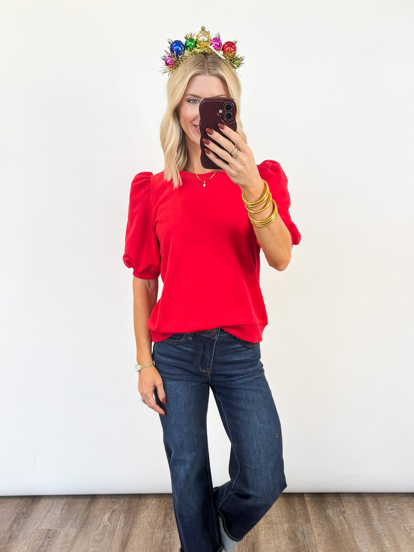 Holly Puff Sleeve Sweatshirt