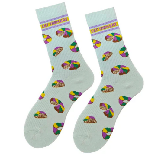 King Cake Socks