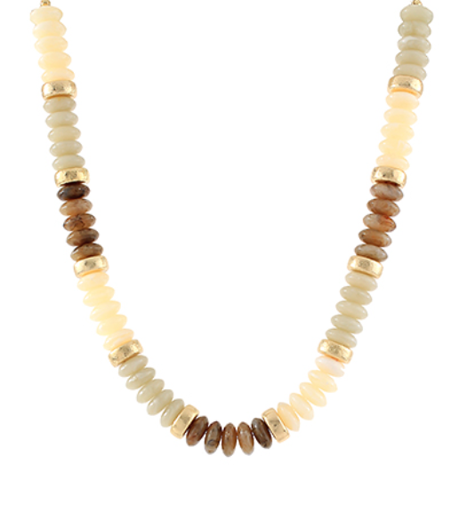 Neutral Stone Necklace