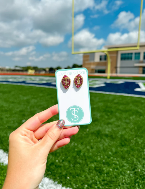 TS Beaded Football Studs
