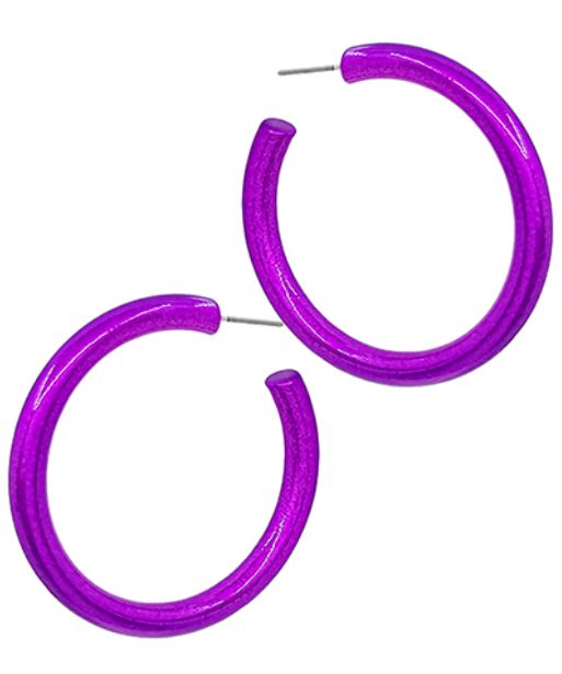 Metallic MG Hoops - 2 Colors