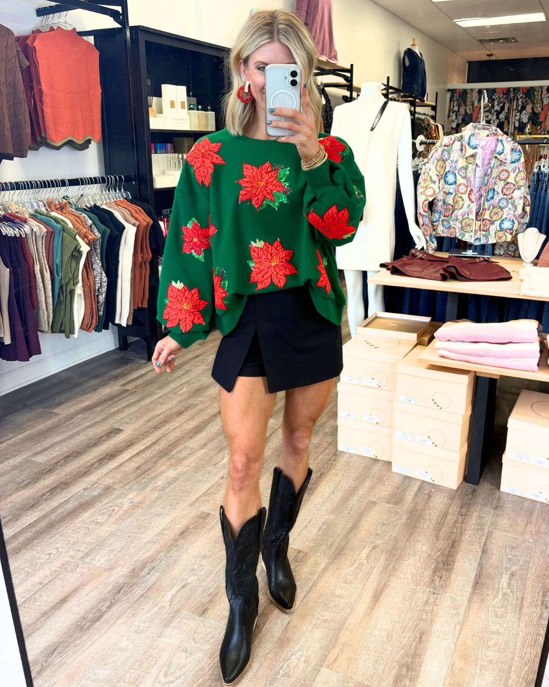 Poinsettia Sweatshirt