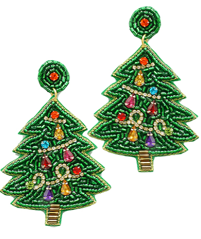 Jeweled Tree Earrings