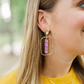 TS Tiger Stripe Stick Hoops