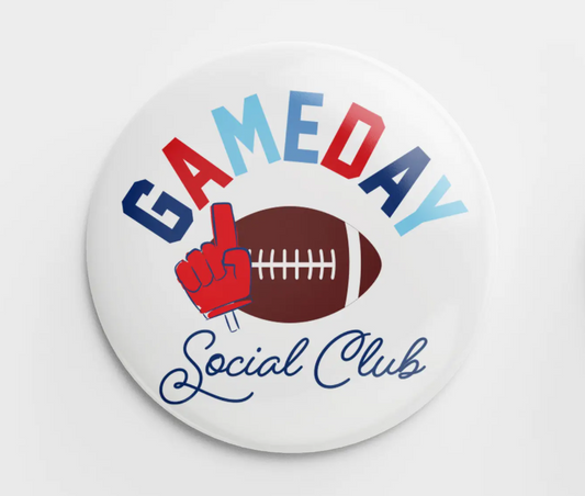GD Social Club Button - RED