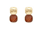 Textured Stone Earring