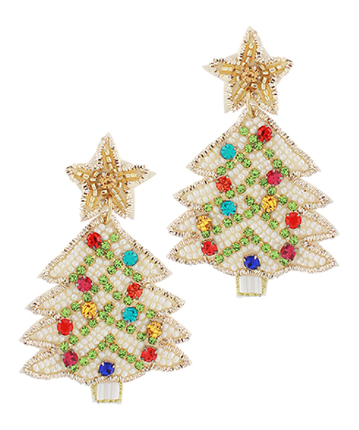 Christmas Tree Earrings