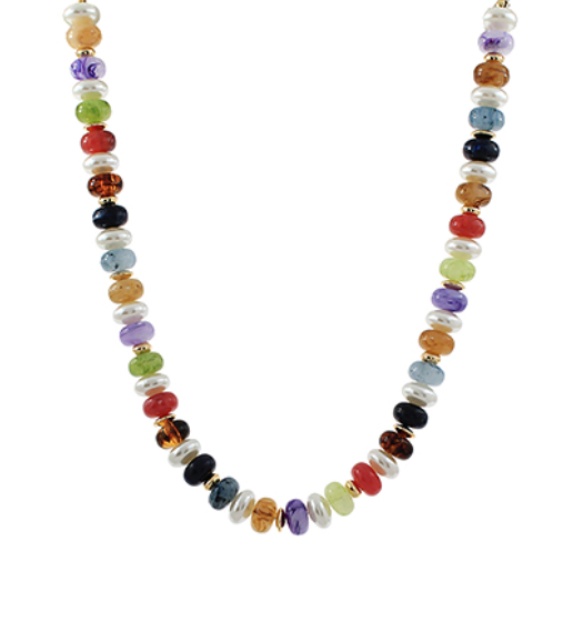 Multi Stone Necklace