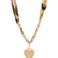 Heart Scarf Necklace