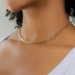 18k Circle Link Necklace