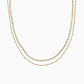 18K Satellite Layered Necklace