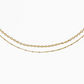 18K Satellite Layered Necklace