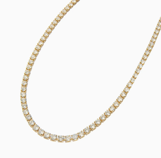 18K Tennis Necklace